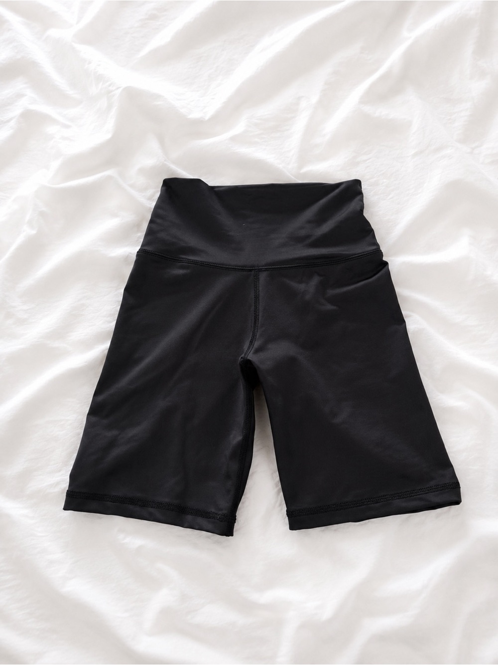 aerie High-Waist Black Bike Shorts